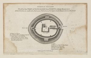 Plan of the Fort of Bangalore from sights without measurement