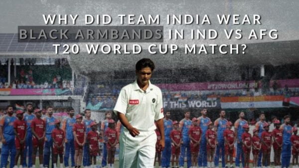 WHy did Team India Wear Black Armbands